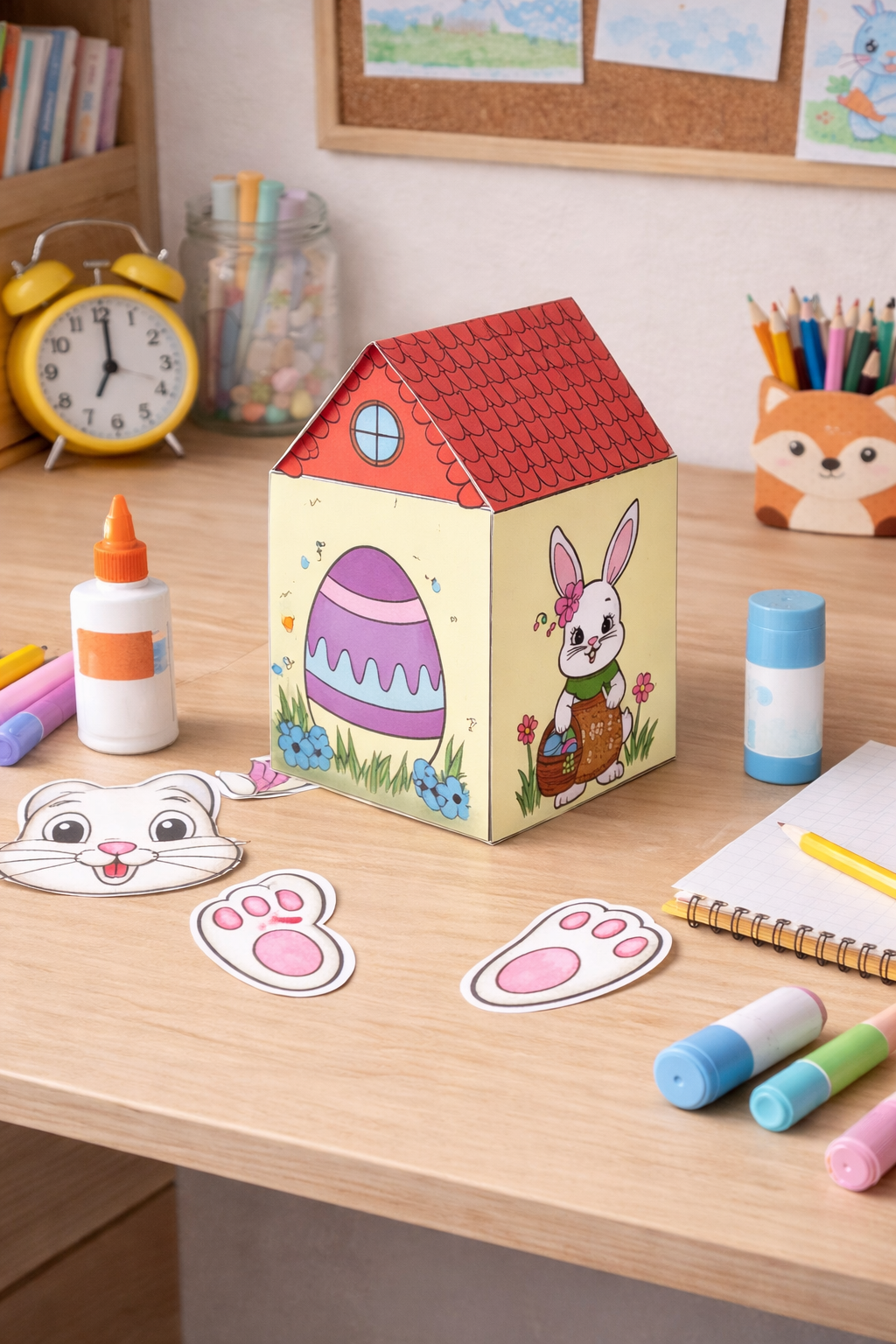 Easter Printable Activity Pack for Kids – Cut, Color & Build!