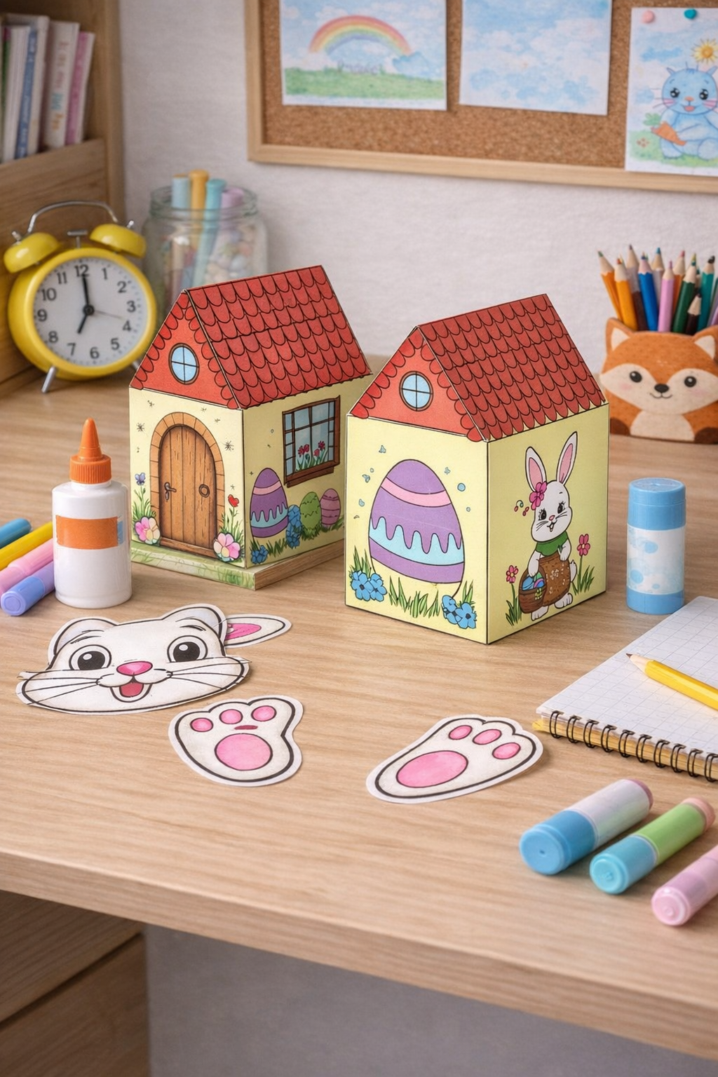 Easter Printable Activity Pack for Kids – Cut, Color & Build!