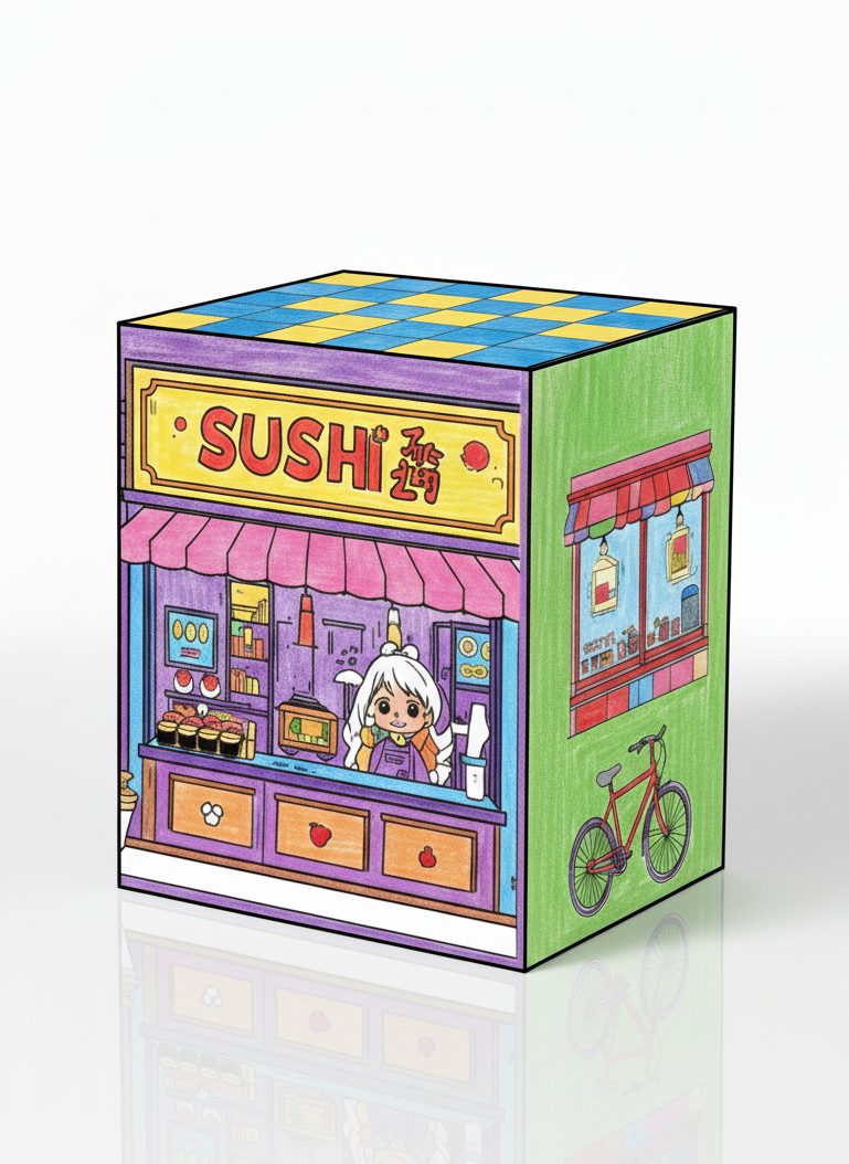 Tasty Crafts: 5 Printable Fast Food Shop Designs for Kids