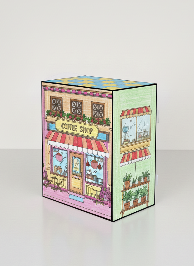 Tasty Crafts: 5 Printable Fast Food Shop Designs for Kids