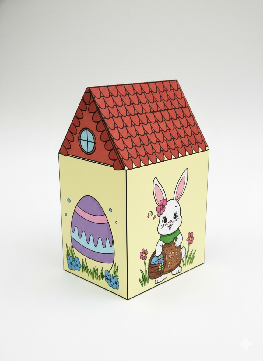 Easter Printable Activity Pack for Kids – Cut, Color & Build!