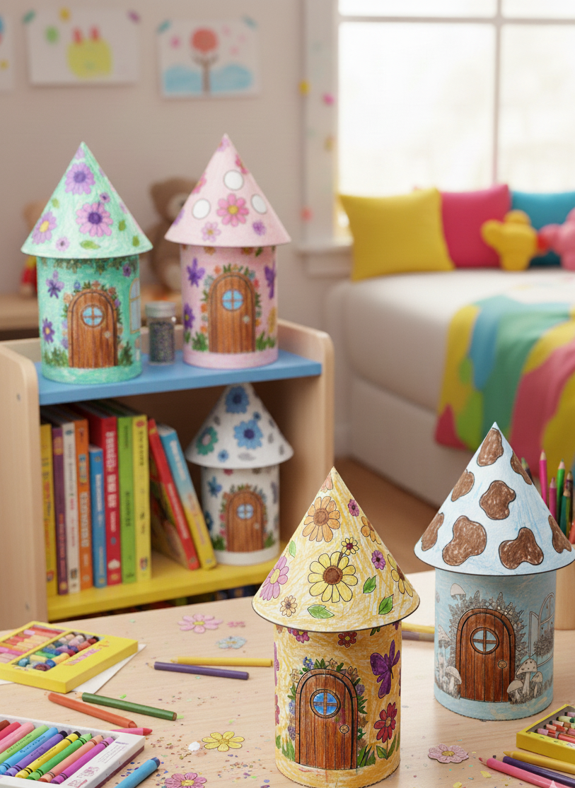 Magical Fairy House Craft Kit for Kids - Set of 5