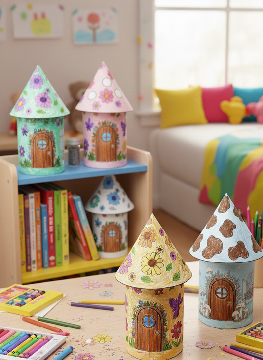 Magical Fairy House Craft Kit for Kids - Set of 5