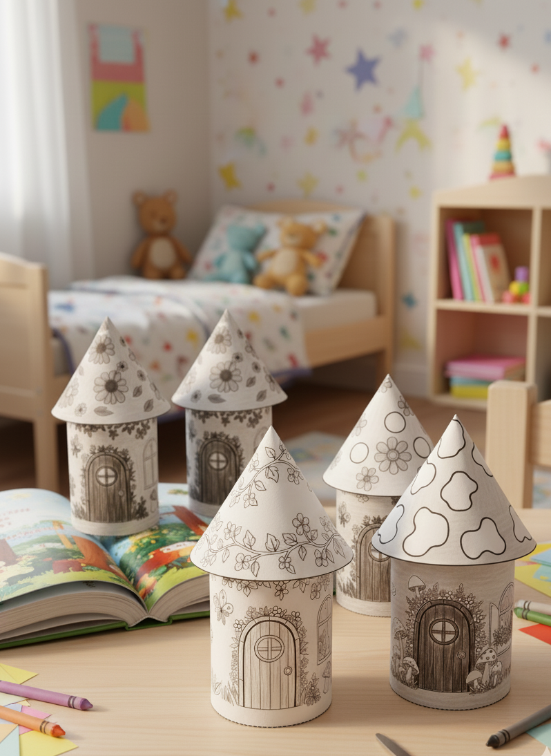 Magical Fairy House Craft Kit for Kids - Set of 5