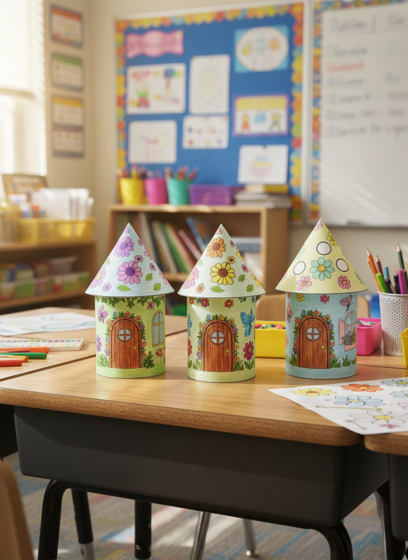 Magical Fairy House Craft Kit for Kids - Set of 5